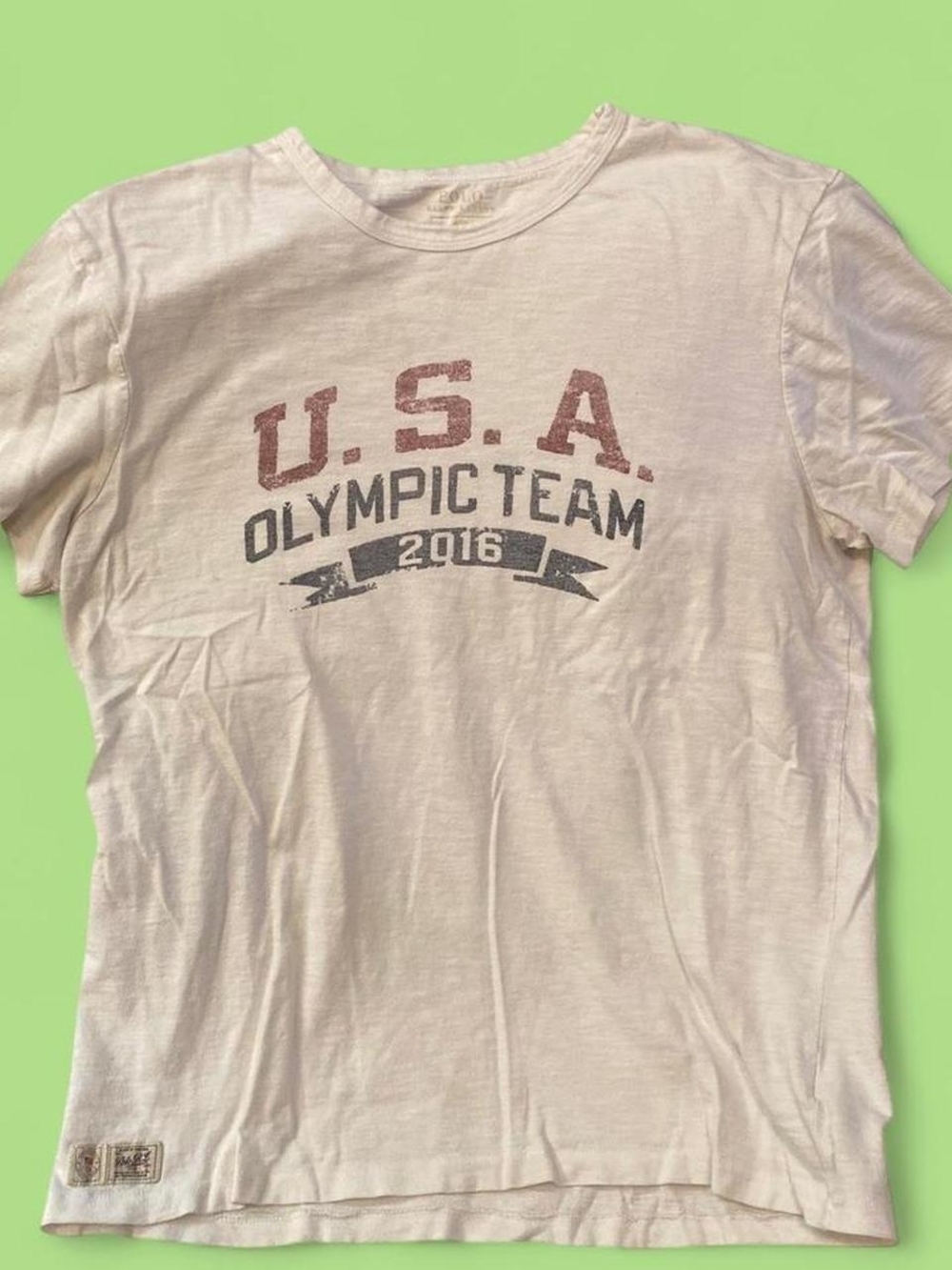 Polo by Ralph Lauren White U.S.A. Olympic 2016 Team Graphic Tee